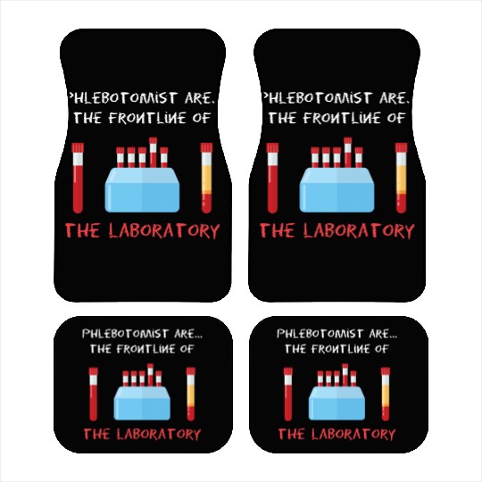 Phlebotomist Laboratory Blood Phlebotomy Syringe Car Mats