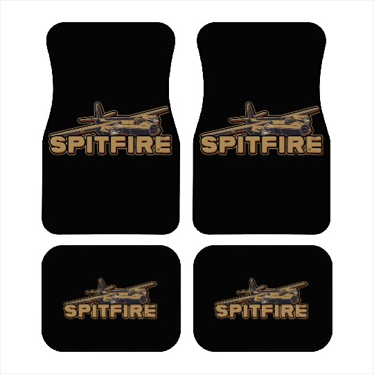 SPITFIRE SUPERMARINE WW2 FIGHTER PLANE Gift Car Mats