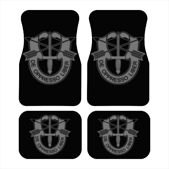 Us Special Forces De Oppresso Liber Chest Grey Car Mats