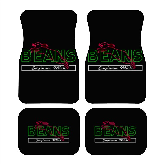 Beans Bunny Saginaw Michigan Nostalgia Car Mats
