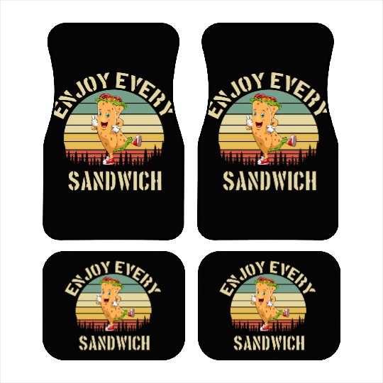Enjoy Every Sandwich Car Mats