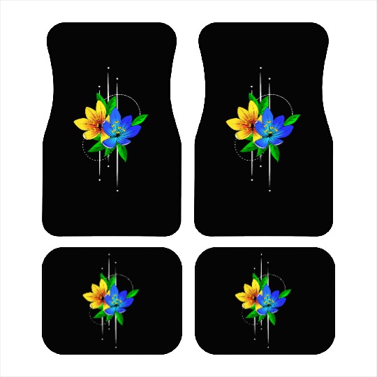 Lily flowers planting garden Car Mats