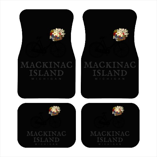 Mackinac Island Bike Michigan Car Mats