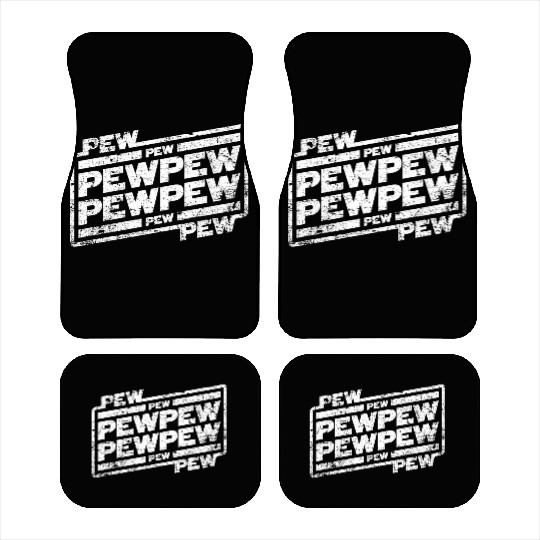 Pew Pew Pew Car Mats