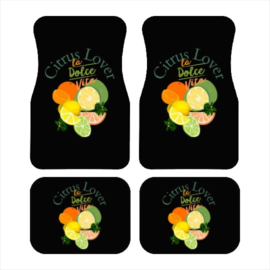 Citrus Lover la Dolce Vita Car Mats