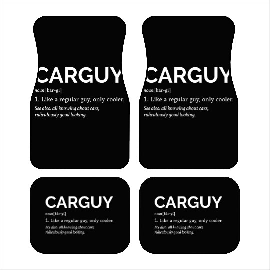 Car Guy Definition I Car Mats