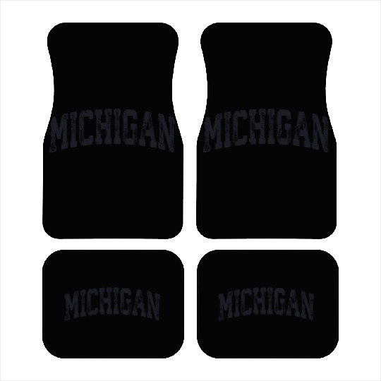Vintage Michigan Crewneck College Style Sports Us Car Mats