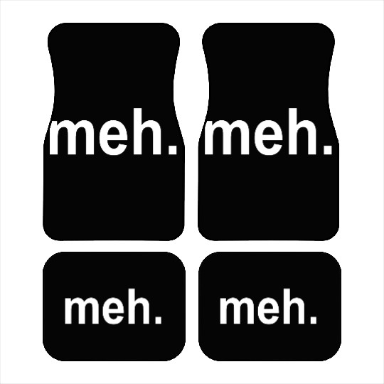 meh FUNNY GEEK COOL Game Nerd Car Mats