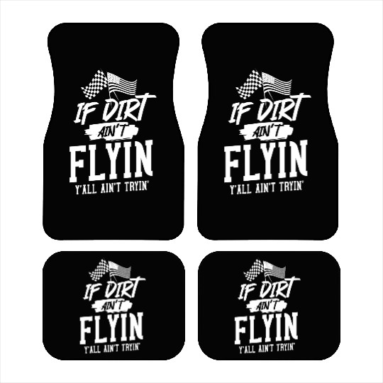 Dirt Track Racing Gift Sprint Car Racing Car Mats