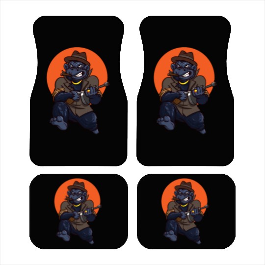 Animal Gorilla Kingpin Car Mats