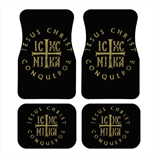 Icxc Nika Cross Orthodox Christian Jesus Christ Co Car Mats