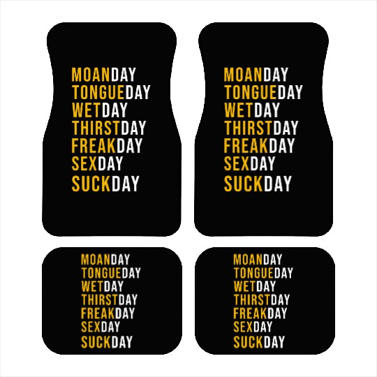 Kinky Sayings Sexy sx Rough Humor Car Mats