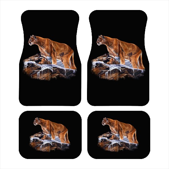 Mountain Lion Cougar Car Mats