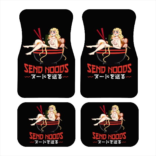 Send Noods Waifu Material Ramen Noodles Gift Car Mats