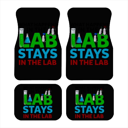 What Happens In The Lab Tech Laboratory Technician Car Mats
