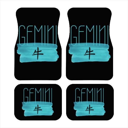 GEMINI OX AESTHETIC ZODIAC Car Mats