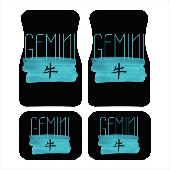 GEMINI OX AESTHETIC ZODIAC Car Mats