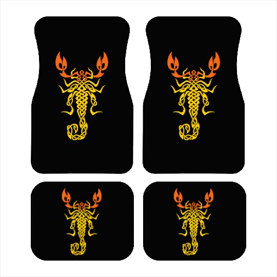 Celtic Knot Scorpion Car Mats