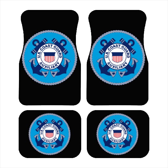 Us Coast Guard Auxiliary Homeland Security Patch Car Mats