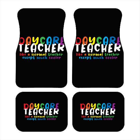 Daycare Teacher Daycare Provider Childcare Car Mats