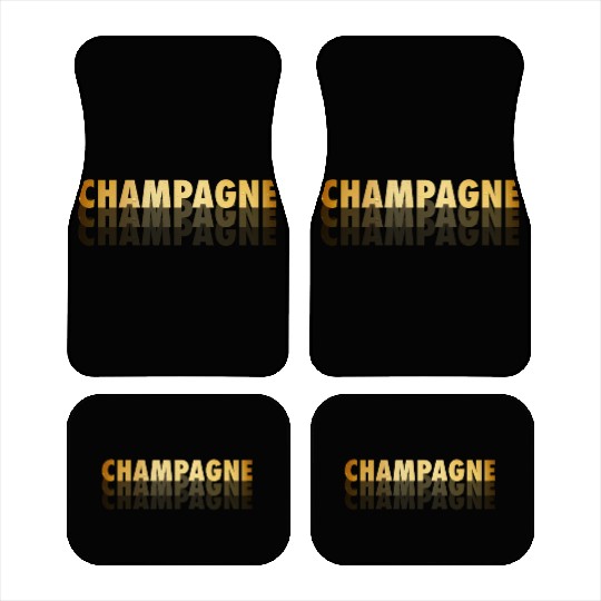 Champagne Car Mats