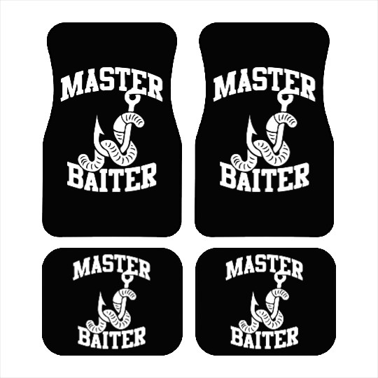 master baiter- fishing gift Car Mats