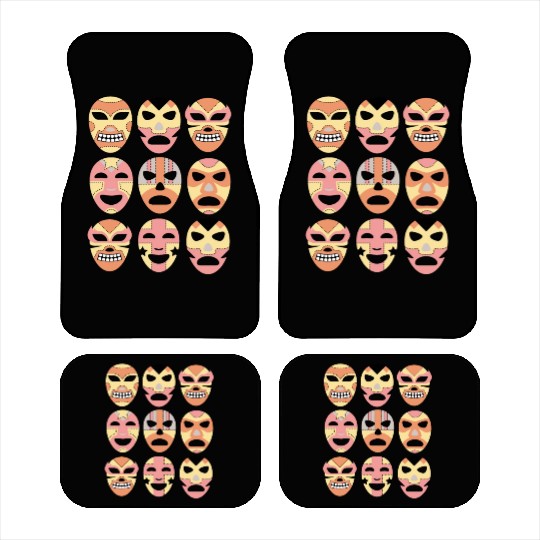 Wrestling Lucha Libre Luchador Mexican Wrestler Car Mats