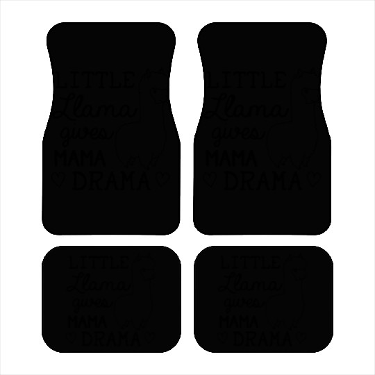 Little llama gives mama drama Car Mats