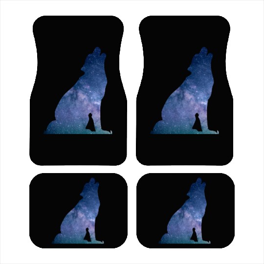 Galaxy Wolf Car Mats
