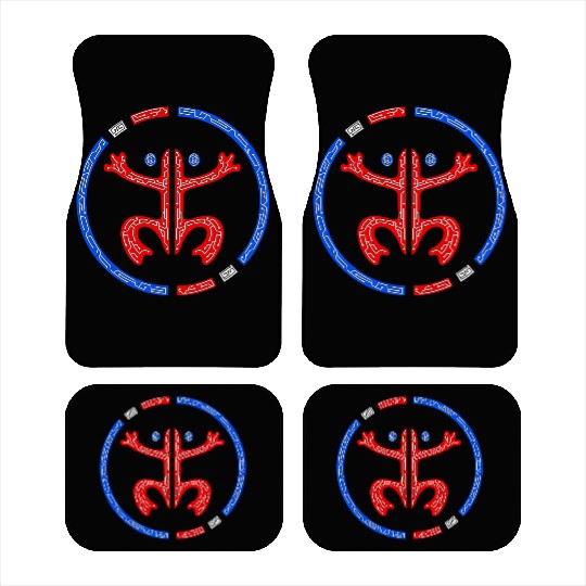 Puerto Rico Coqui Frog Taino Boricua Tech Style Car Mats