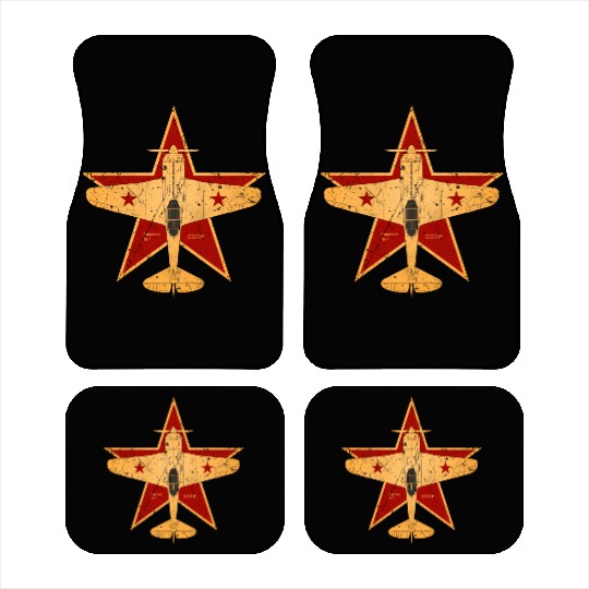 CCCP Soviet Union Air Force World War II Car Mats