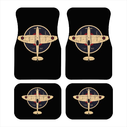 Supermarine Spitfire UK WW2 RAF Car Mats