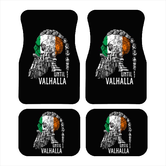 Until Valhalla, Vikings, Viking irish Flag Car Mats