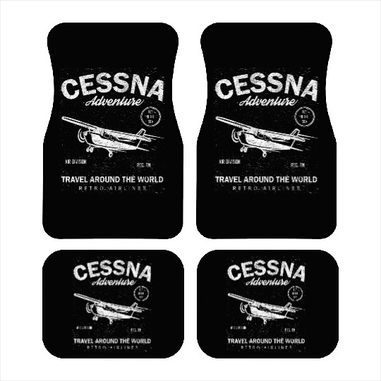 84 Pilot Car Mats cessna flightjrt aircraft plane
