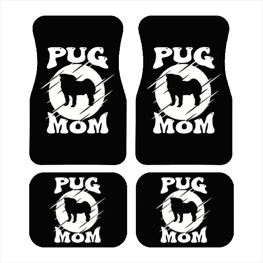 Pug Mom - Dog Love Car Mats