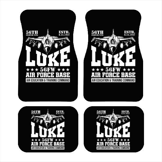 Luke Air Force Base USAF F35 Fighter Wing Car Mats