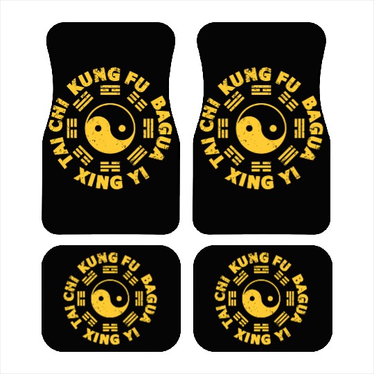 Kung Fu Tai Chi Xing Yi Bagua Chinese Martial Arts Car Mats
