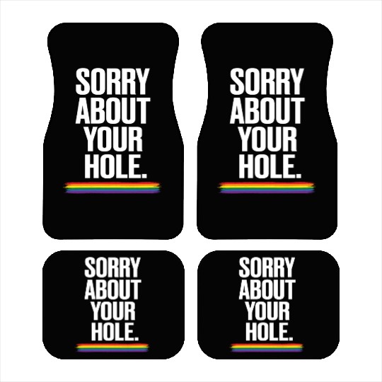 Gay Couple Homosexual LGBTQ Queer Pride Car Mats