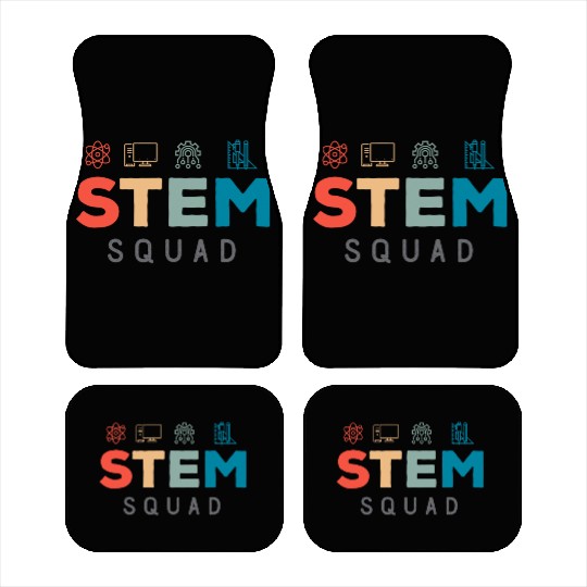 Stem Squad Science Technology Engineering Mathemat Car Mats
