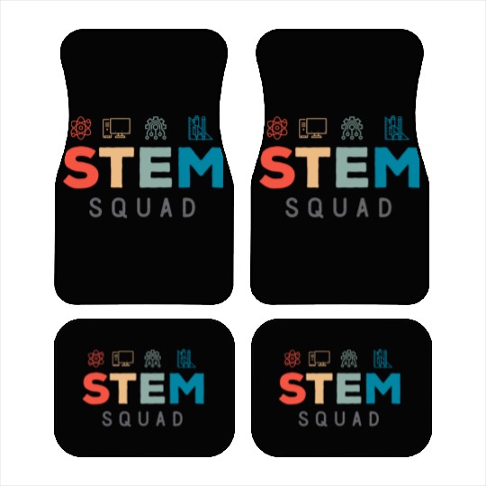 Stem Squad Science Technology Engineering Mathemat Car Mats