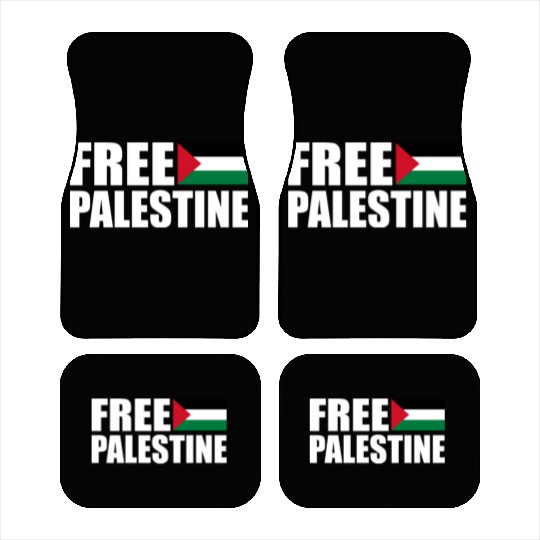 Free palestine Car Mats