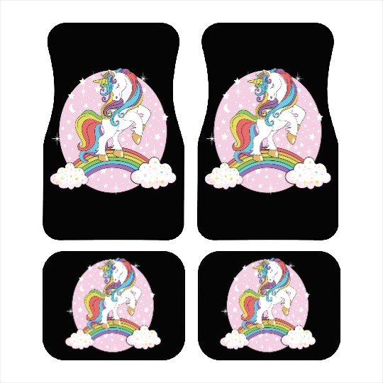 Unicorn rainbow Car Mats