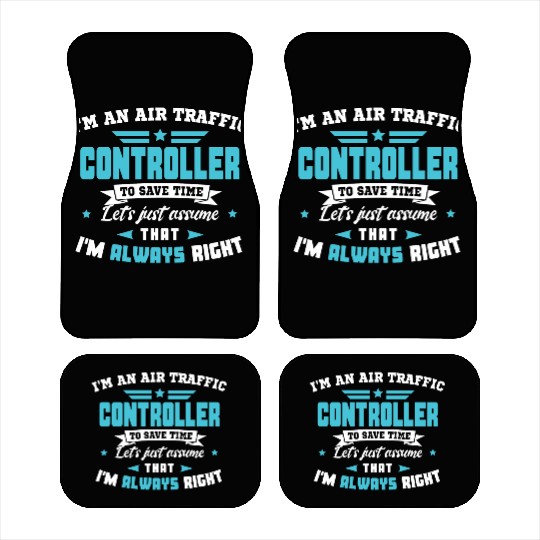 Air Traffic Controller ATC Air Traffic Control Car Mats