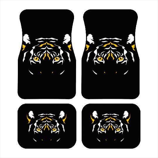 Tiger Face Car Mats