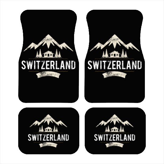 Swiss Mountains And Alps Switzerland Car Mats