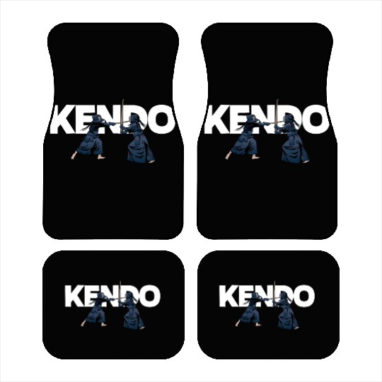 Kendo Fighters Samurai Bogu Shina Ninja Katana Car Mats