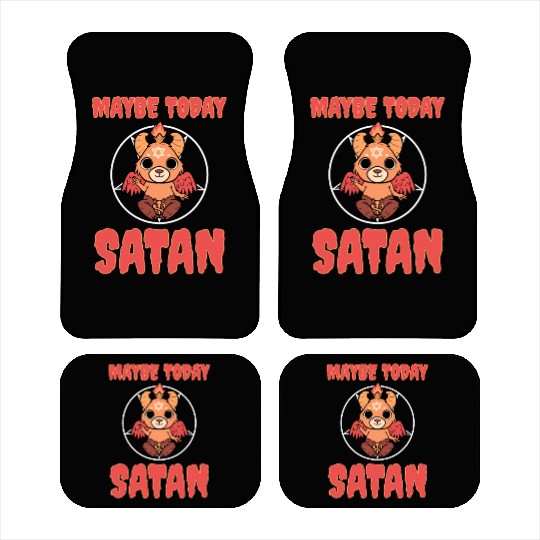Baphomet Maybe Today Satan Car Mats