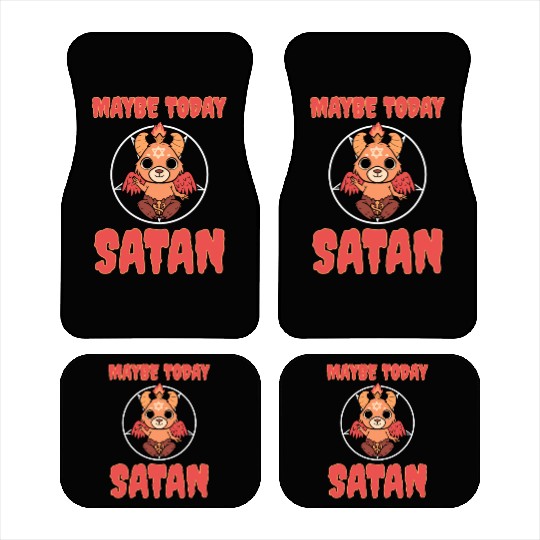 Baphomet Maybe Today Satan Car Mats
