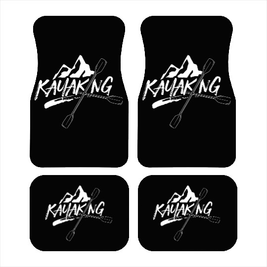 Kayaking Kayakist Kayak Paddle Kayaker Car Mats