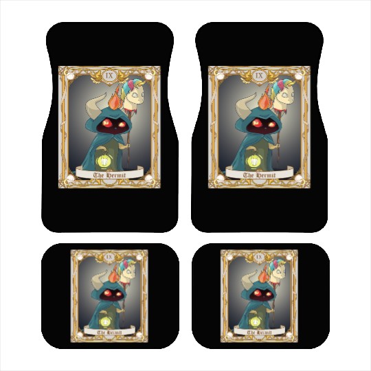 The Hermit Tarot Card, Major Arcana Anime Baphomet Car Mats